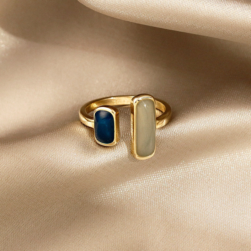 Retro Style Japanese Style Mild Luxury Ring Women's Fashion Advanced