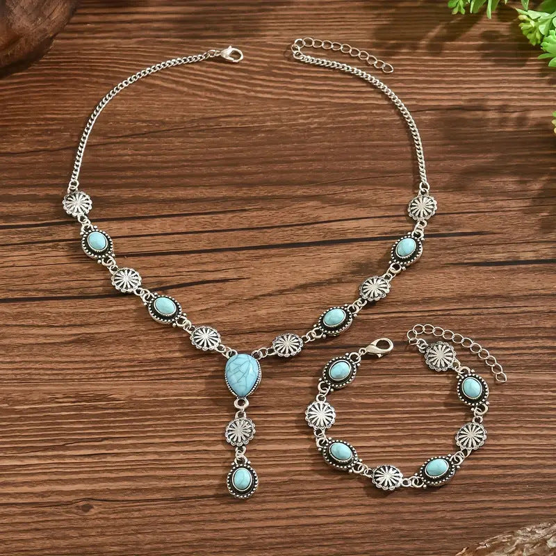 Necklace Suit Retro Geometric Regular