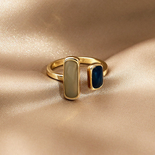 Retro Style Japanese Style Mild Luxury Ring Women's Fashion Advanced